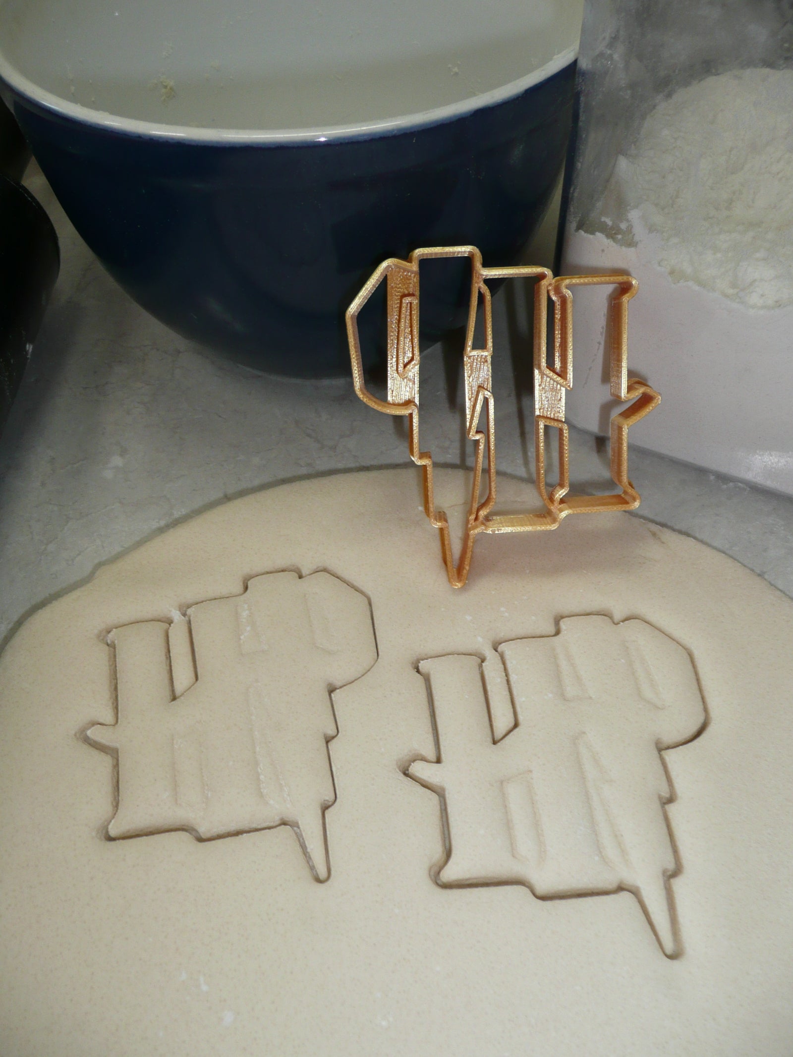 HP Harry Potter Theme initials Cookie Cutter Made in USA PR5072