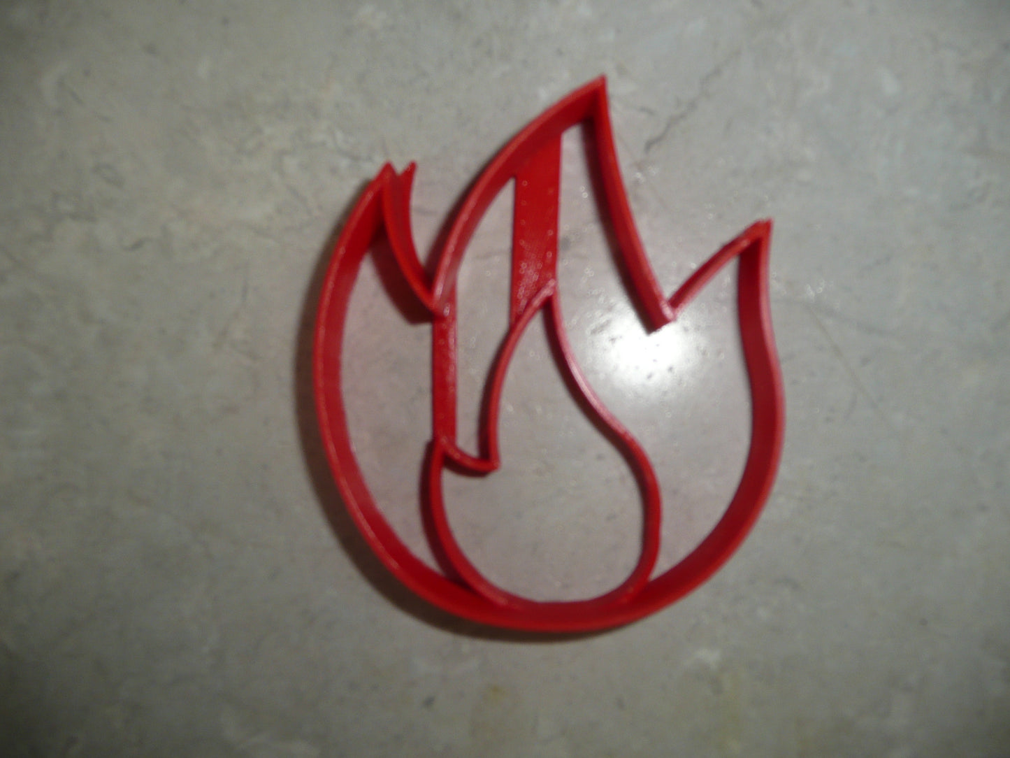 6x Bonfire Flames Fondant Cutter Cupcake Topper 1.75 IN USA FD5075