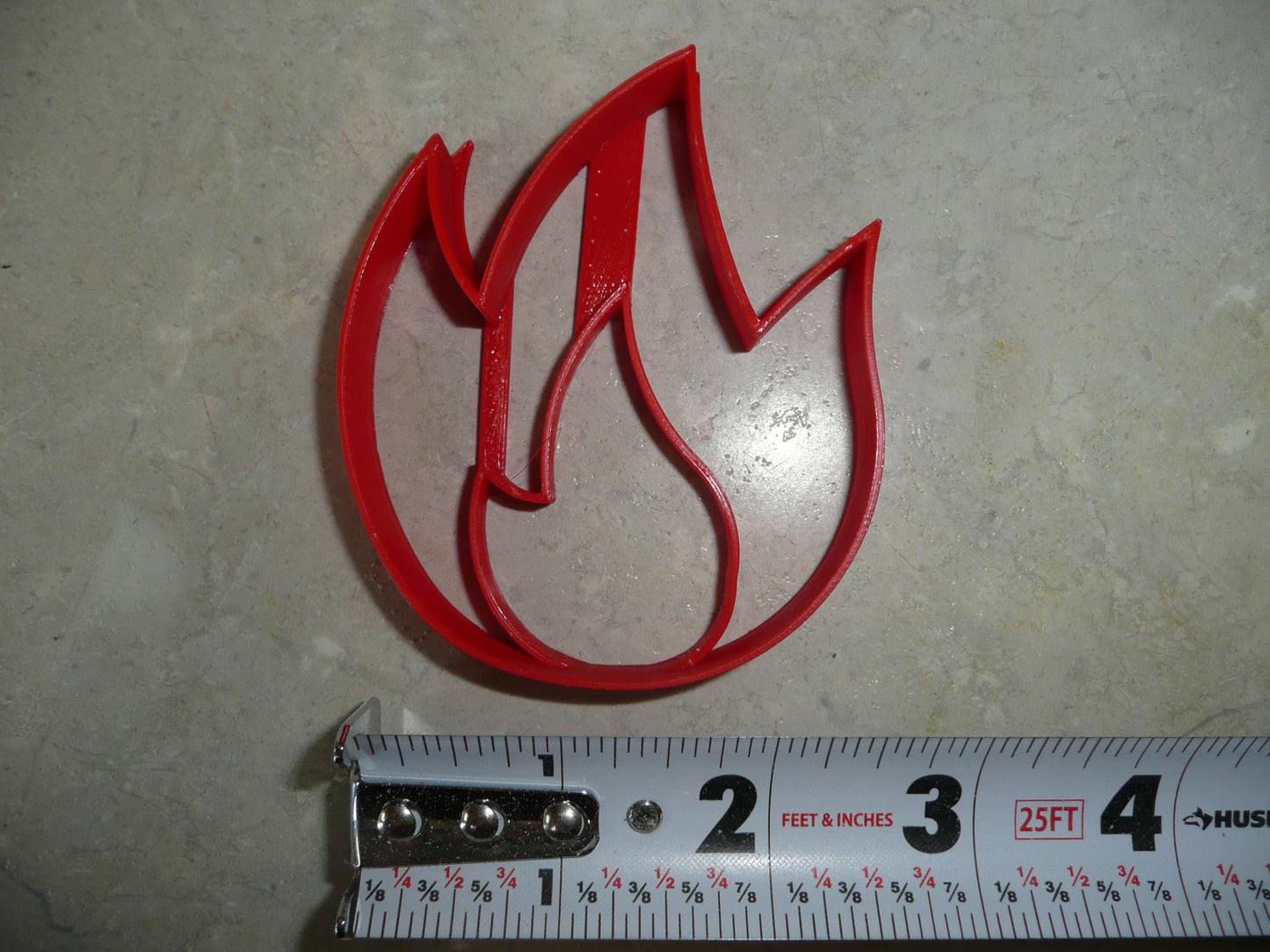 Fire Detailed Flames Bonfire Firefighter Cookie Cutter Made In USA PR5075
