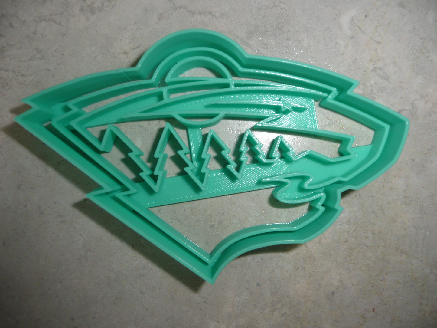 Minnesota Wild Ice Hockey Sports Cookie Cutter Made in USA PR5088