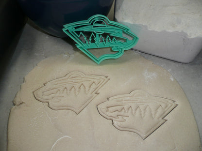 Minnesota Wild Ice Hockey Sports Cookie Cutter Made in USA PR5088