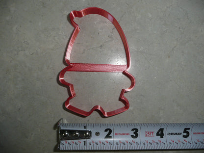 Garden Gnome Wearing Onesie Outline Cookie Cutter Made In USA PR5103