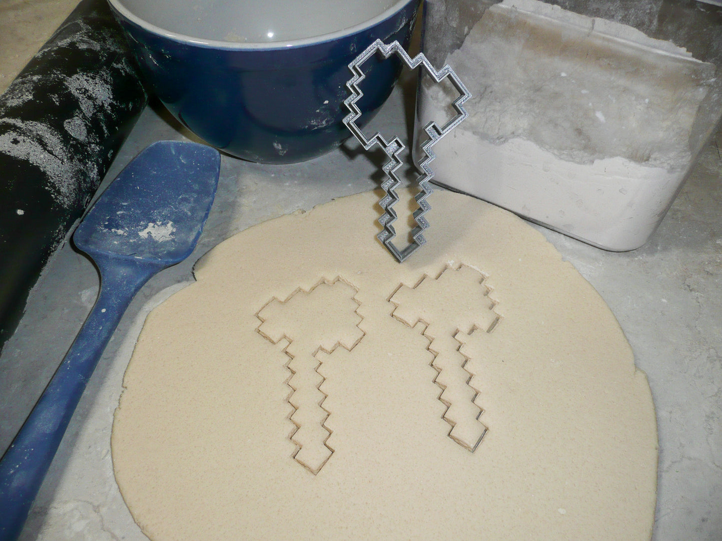 Minecraft Axe Shape Block Video Game Cookie Cutter Made In USA PR514