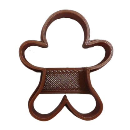 Gingerbread Shape Center Jam Filled Linzer Cookie Cutter USA PR5143