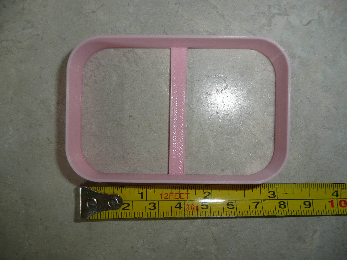 Curved Rectangle Frame Shape Cookie Cutter Made In USA PR5156