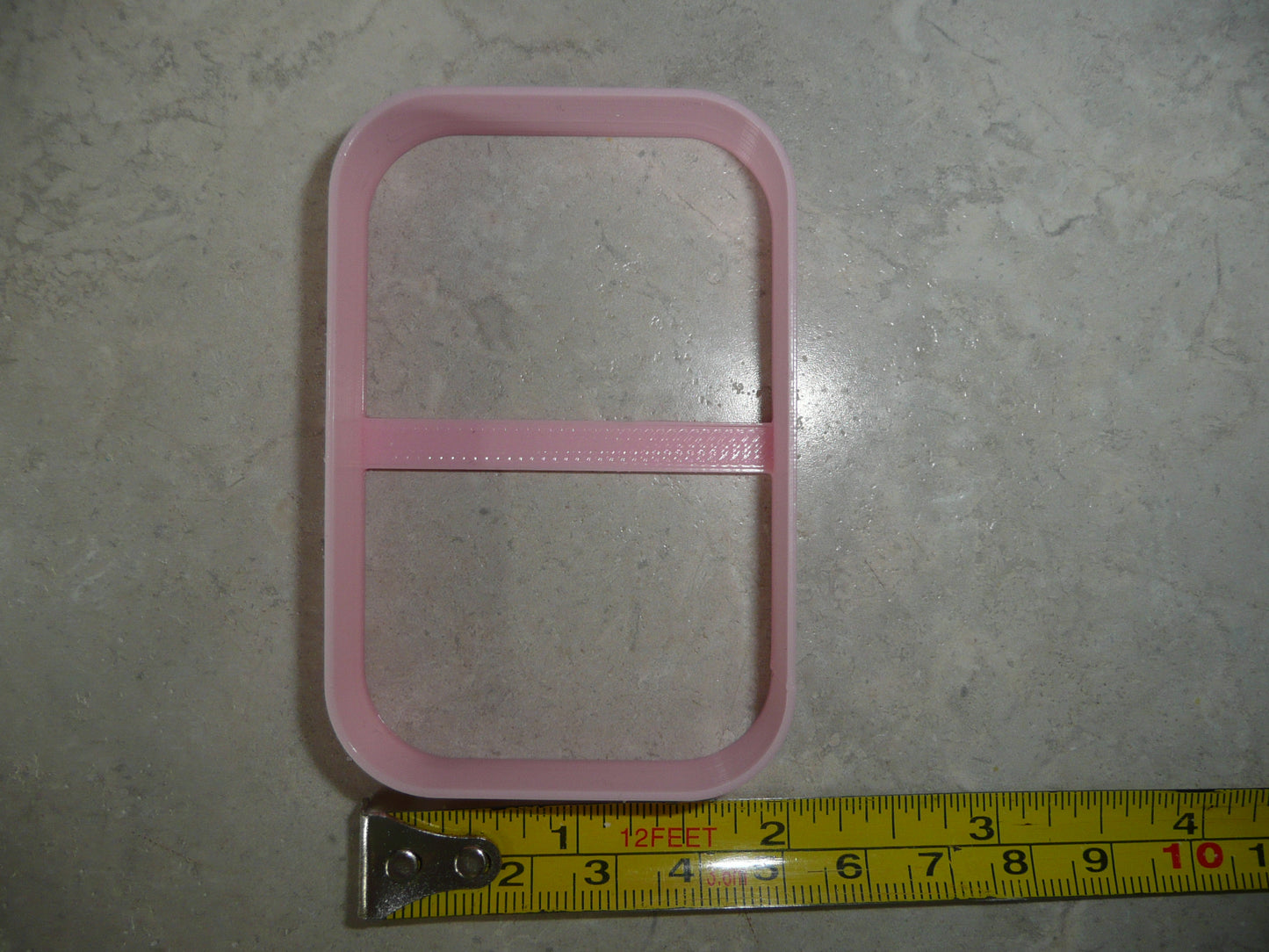 Curved Rectangle Frame Shape Cookie Cutter Made In USA PR5156