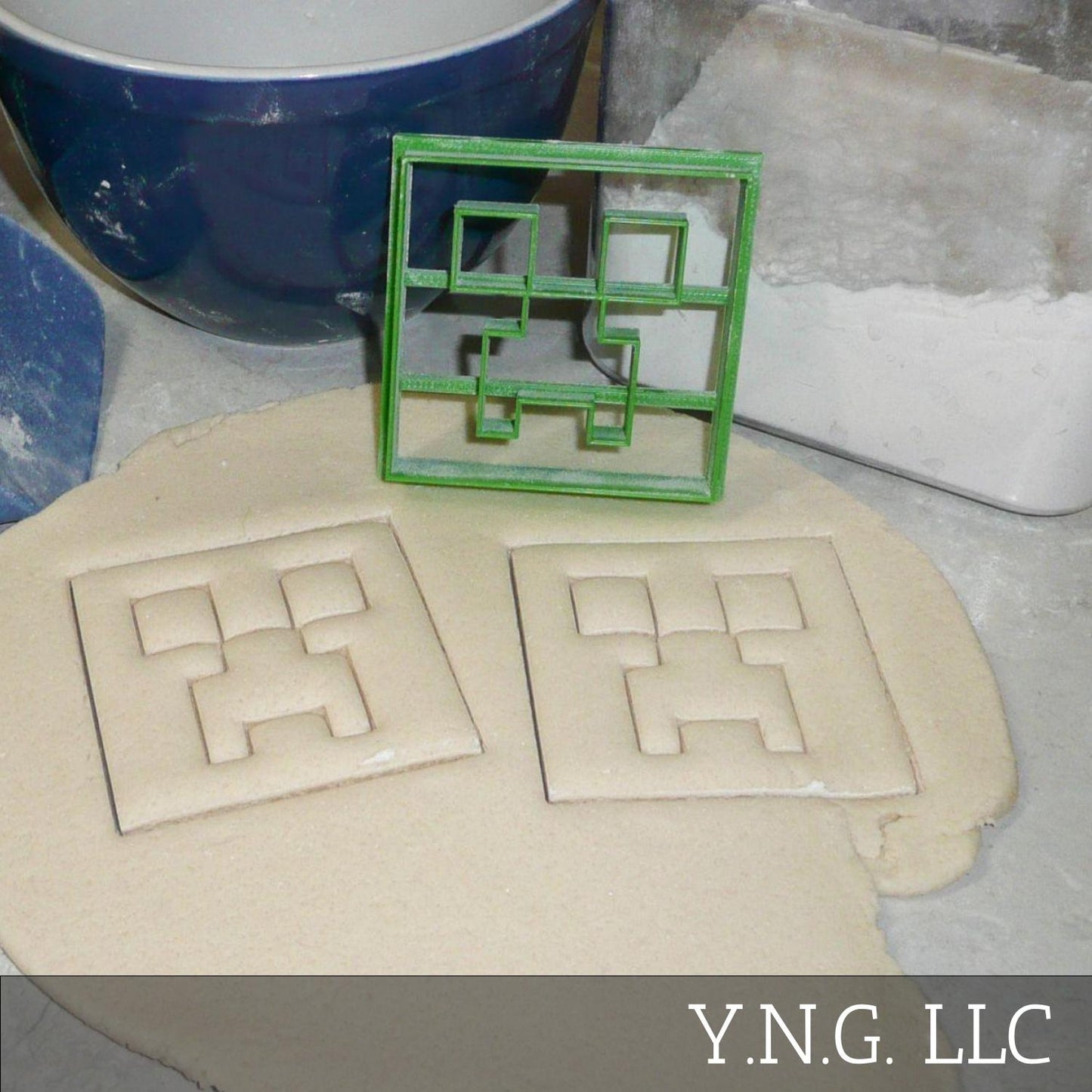 Minecraft Creeper Monster Video Game Cookie Cutter Made In USA PR518