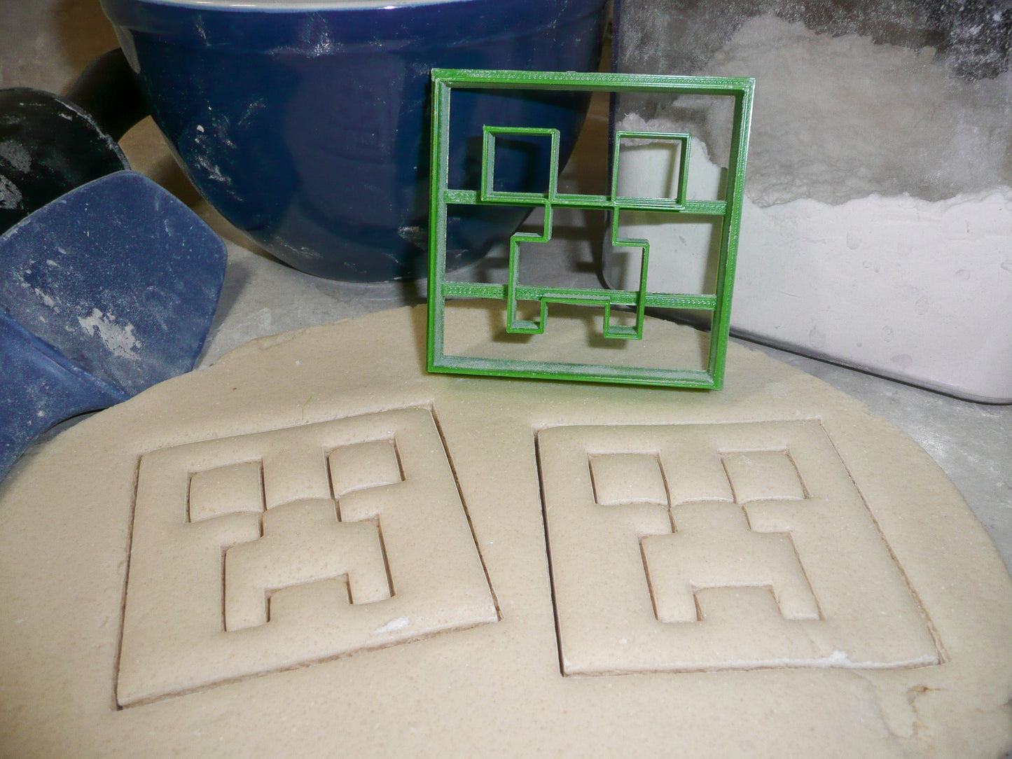 Minecraft Creeper Monster Video Game Cookie Cutter Made In USA PR518