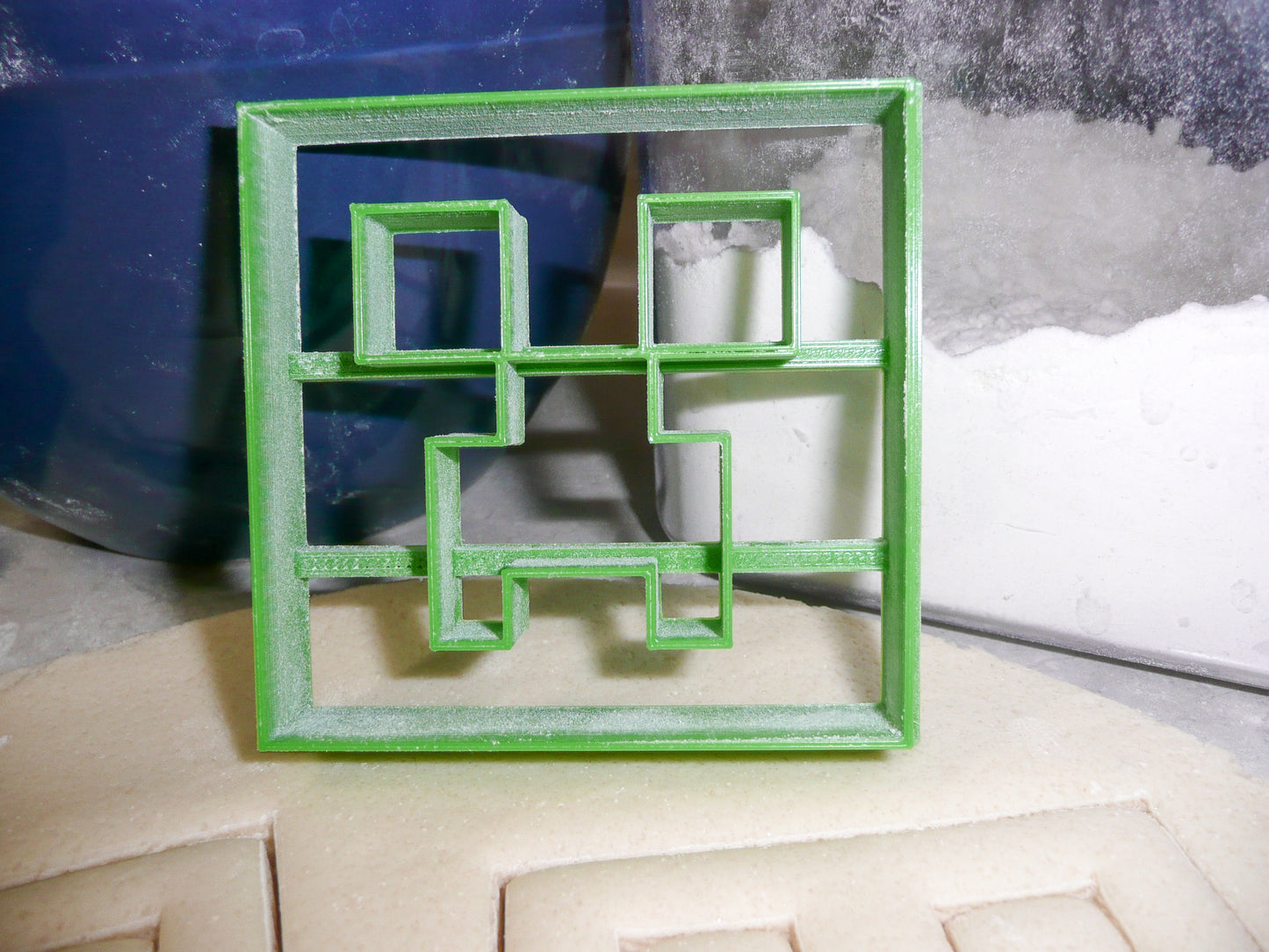 Minecraft Creeper Monster Video Game Cookie Cutter Made In USA PR518