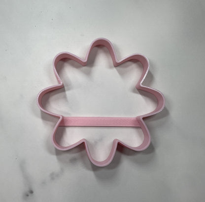 6x Daisy Flower Outline Fondant Cutter Cupcake Topper 1.75 IN USA FD5187