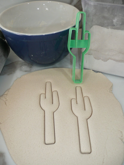 Tall Cactus Saguaro Tree Desert Plant Cookie Cutter Made In USA PR5232