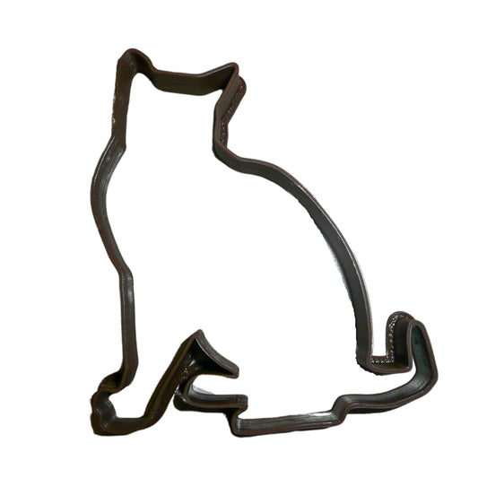 6x Cat Kitty Fondant Cutter Cupcake Topper 1.75 IN USA FD525