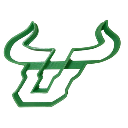 USF Bull Mascot Horns Cookie Cutter Made In USA PR5269