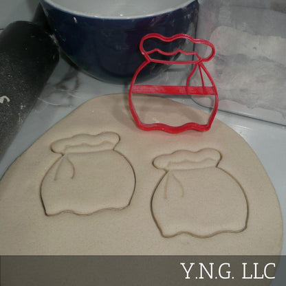 Santa Bag Gift Sack Christmas Present Cookie Cutter Made In USA PR5307