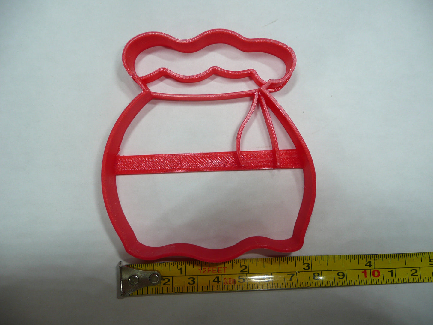 Santa Bag Gift Sack Christmas Present Cookie Cutter Made In USA PR5307