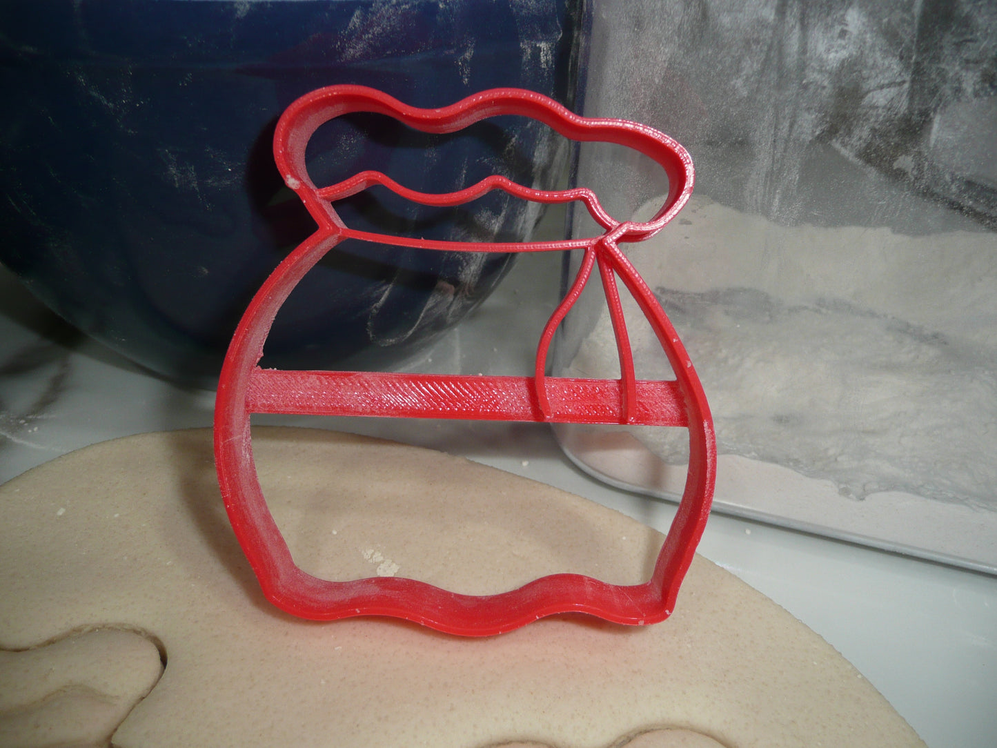 Santa Bag Gift Sack Christmas Present Cookie Cutter Made In USA PR5307
