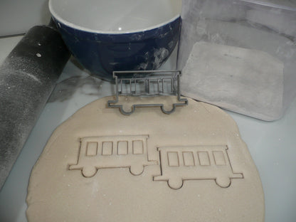 Passenger Car 2 Train Cookie Cutter Made In USA PR5323