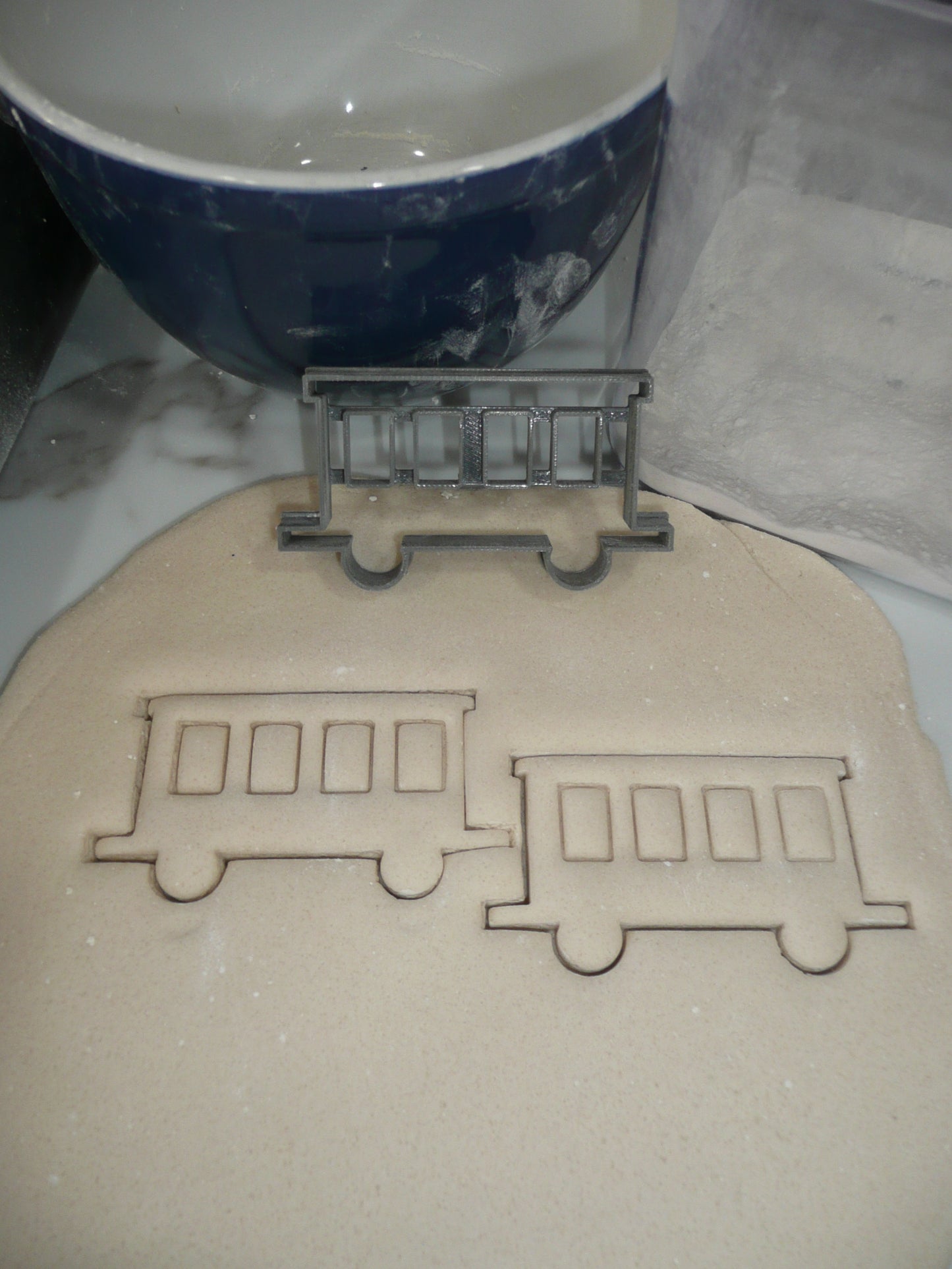 Passenger Car 2 Train Cookie Cutter Made In USA PR5323