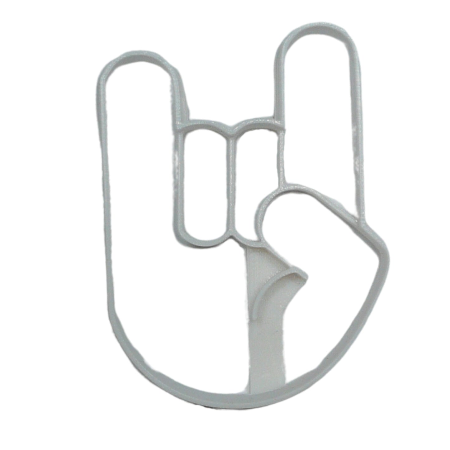 Rock On Hand Gesture Cookie Cutter Made In USA PR5329