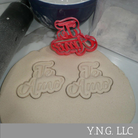 Te Amo I Love You Cookie Cutter Made In USA PR5333