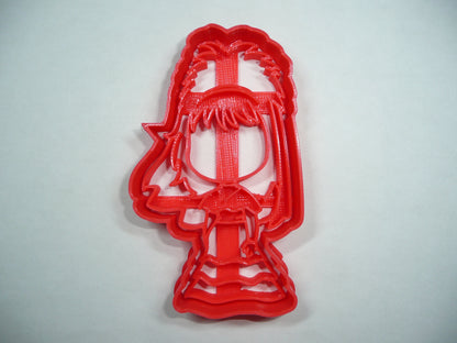 6x Lydia From Beetlejuice Fondant Cutter Cupcake Topper 1.75 IN USA FD5344