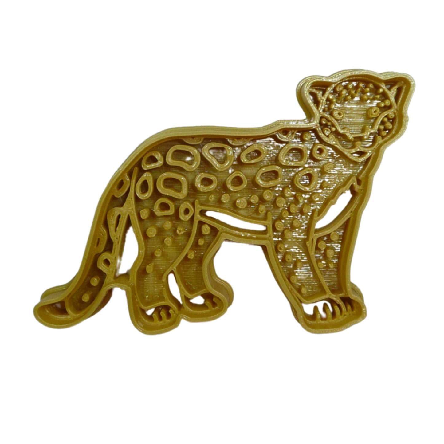 6x Jaguar Wild Cat Fondant Cutter Cupcake Topper 1.75 IN USA FD5354