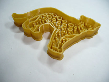 6x Jaguar Wild Cat Fondant Cutter Cupcake Topper 1.75 IN USA FD5354