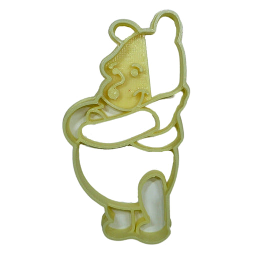 6x Winnie The Pooh Fondant Cutter Cupcake Topper 1.75 IN USA FD5361