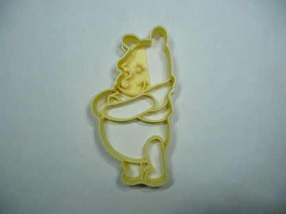 Winnie the Pooh Rubbing Belly Cartoon Cookie Cutter Made in USA PR5361