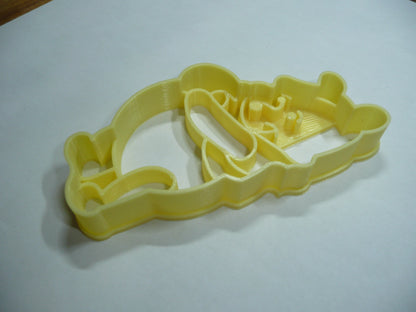 Winnie the Pooh Rubbing Belly Cartoon Cookie Cutter Made in USA PR5361