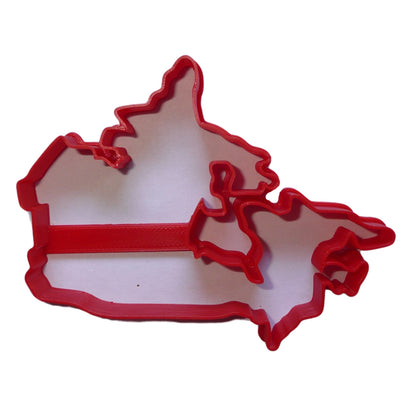 6x Canada Outline Fondant Cutter Cupcake Topper 1.75 IN USA FD5374