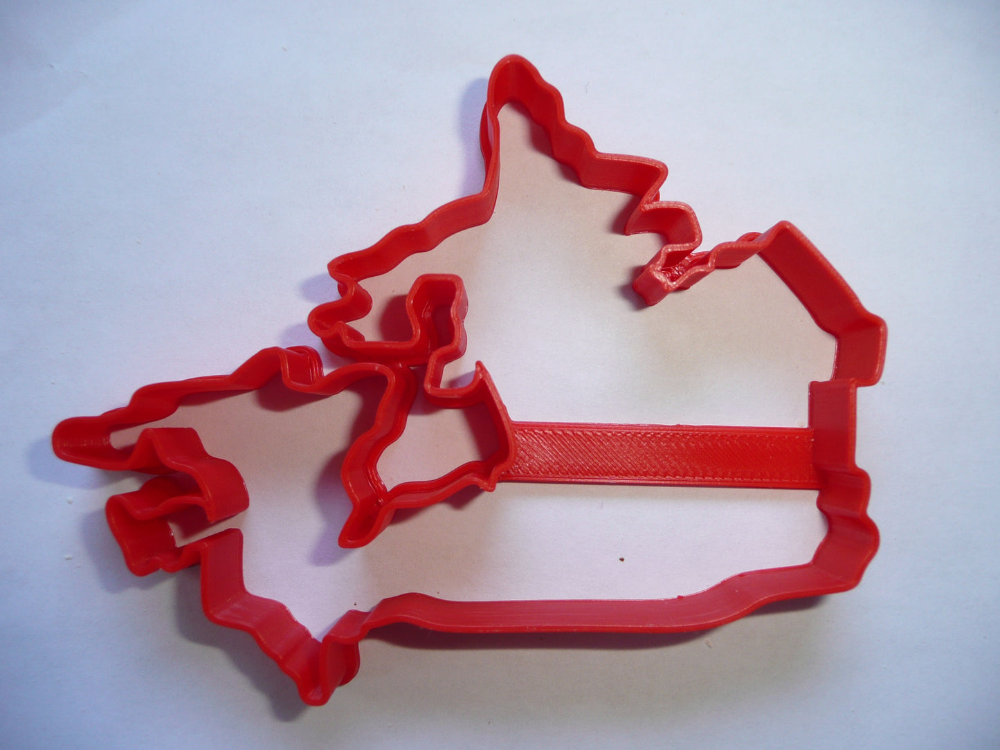 6x Canada Outline Fondant Cutter Cupcake Topper 1.75 IN USA FD5374