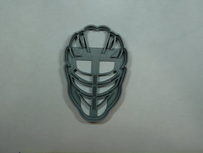 Lacrosse Helmet Front View Sports Cookie Cutter Made In USA PR5383