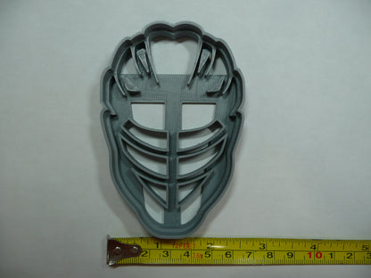 Lacrosse Helmet Front View Sports Cookie Cutter Made In USA PR5383