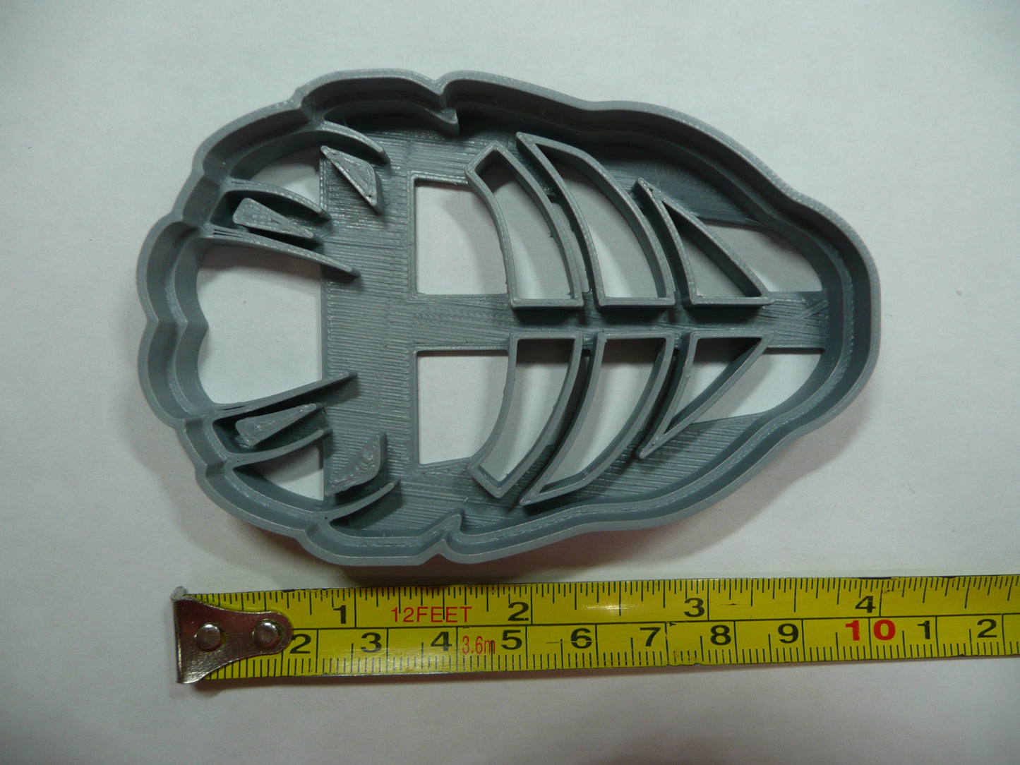 Lacrosse Helmet Front View Sports Cookie Cutter Made In USA PR5383