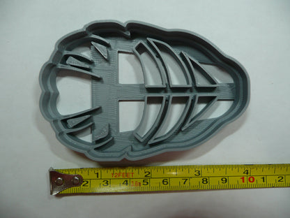 Lacrosse Helmet Front View Sports Cookie Cutter Made In USA PR5383
