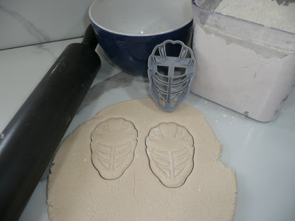 Lacrosse Helmet Front View Sports Cookie Cutter Made In USA PR5383
