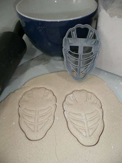 Lacrosse Helmet Front View Sports Cookie Cutter Made In USA PR5383