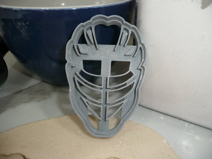 Lacrosse Helmet Front View Sports Cookie Cutter Made In USA PR5383
