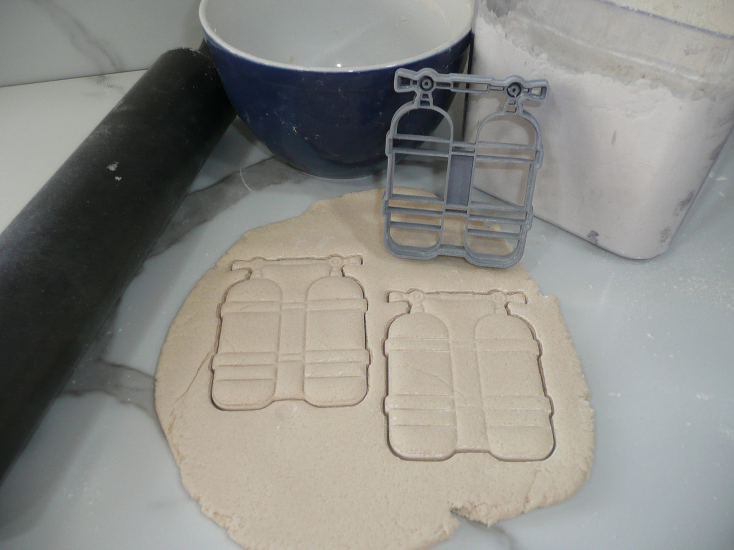 Double Air Tank Scuba Diving Sports Cookie Cutter Made In USA PR5388