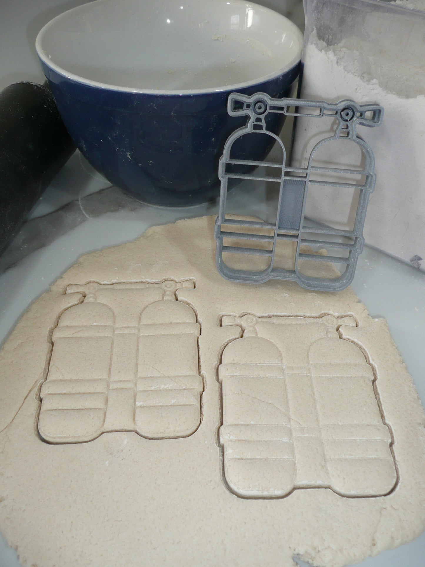 Double Air Tank Scuba Diving Sports Cookie Cutter Made In USA PR5388