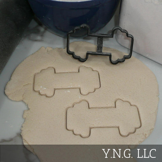 Barbell Weight Lifting Sports Cookie Cutter Made In USA PR5399