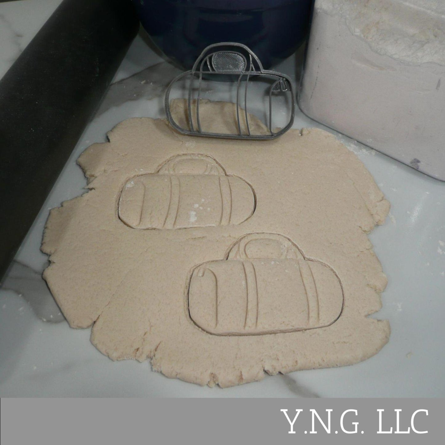 Duffel Style Gym Bag Sports Cookie Cutter Made In USA PR5418