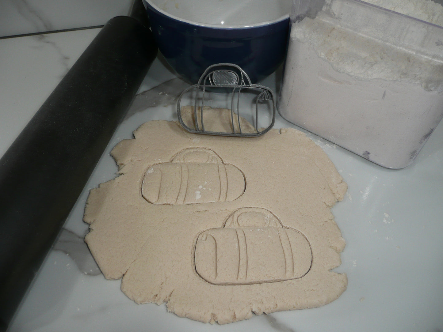 Duffel Style Gym Bag Sports Cookie Cutter Made In USA PR5418