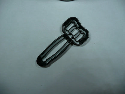 6x Judge Gavel Fondant Cutter Cupcake Topper 1.75 IN USA FD5422