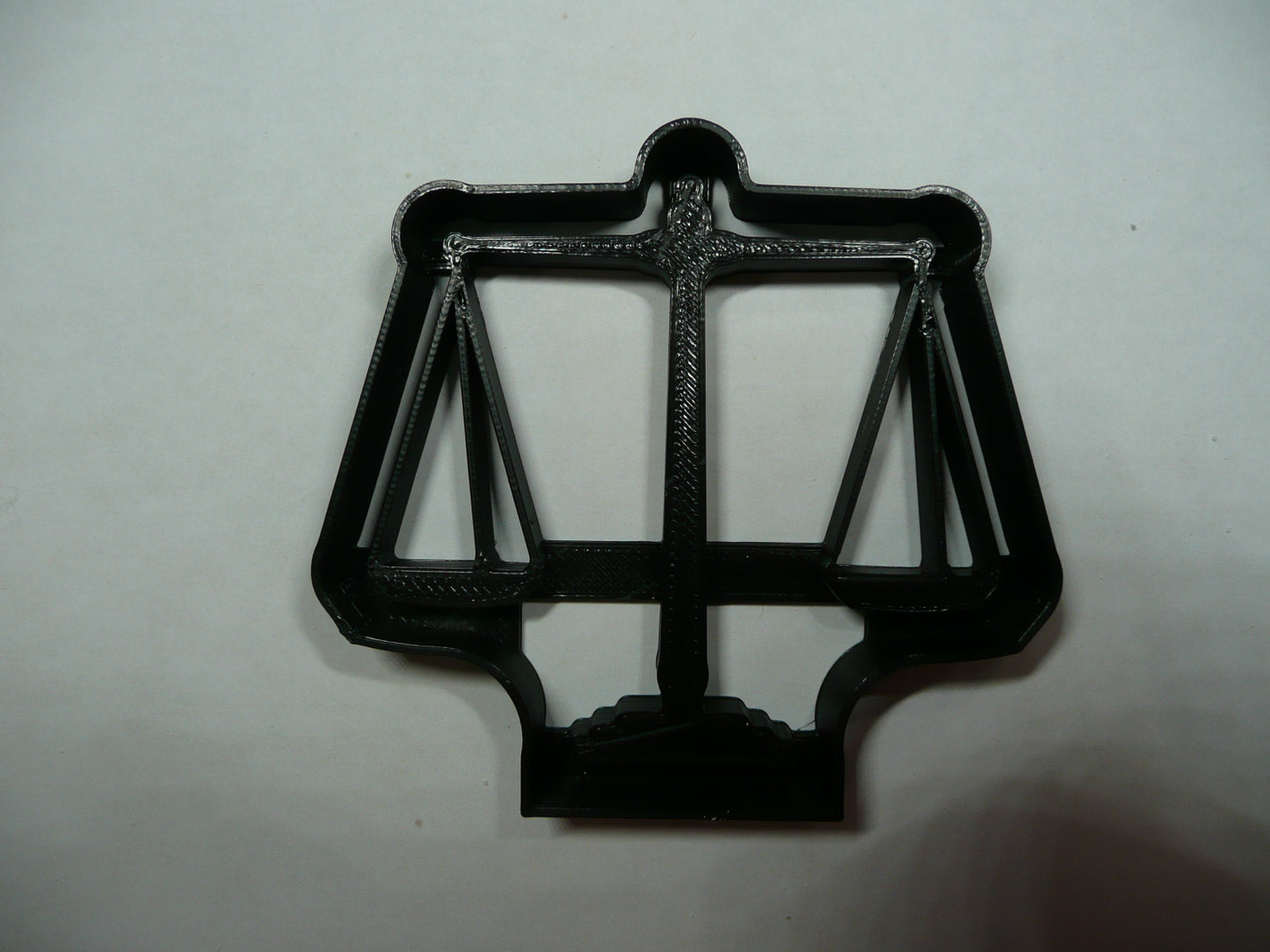 6x Scales Of Justice Fondant Cutter Cupcake Topper 1.75 IN USA FD5423
