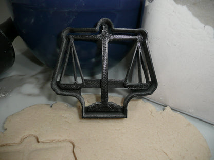 Scales Of Justice Court Of Law Cookie Cutter Made In USA PR5423