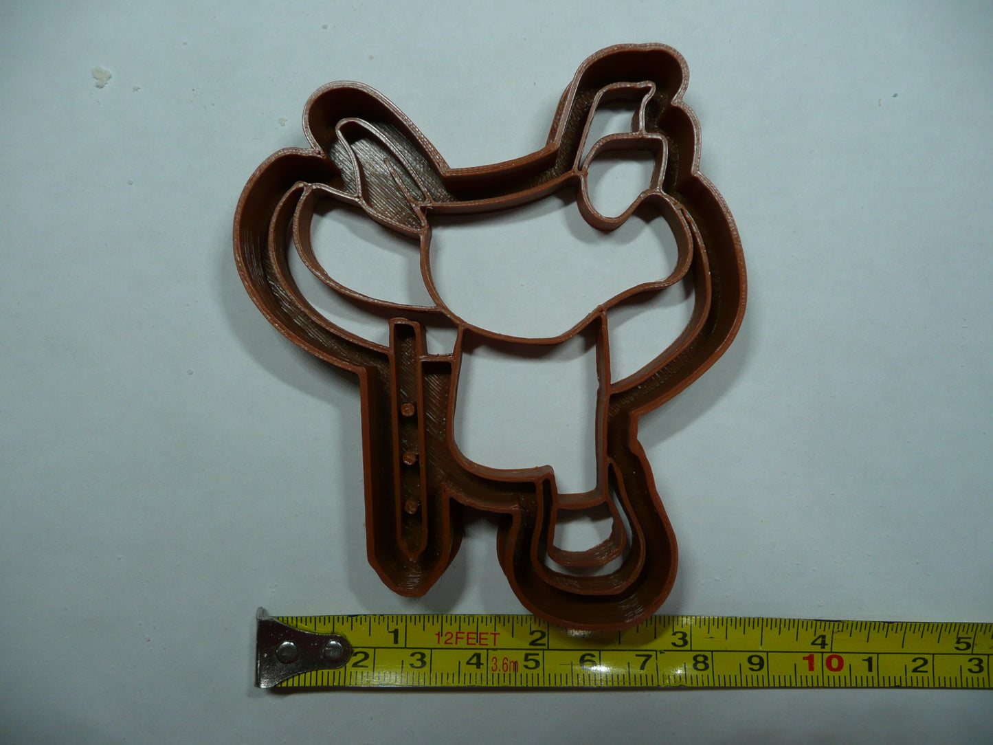 Horse Saddle Equestrian Cookie Cutter Made In USA PR5431