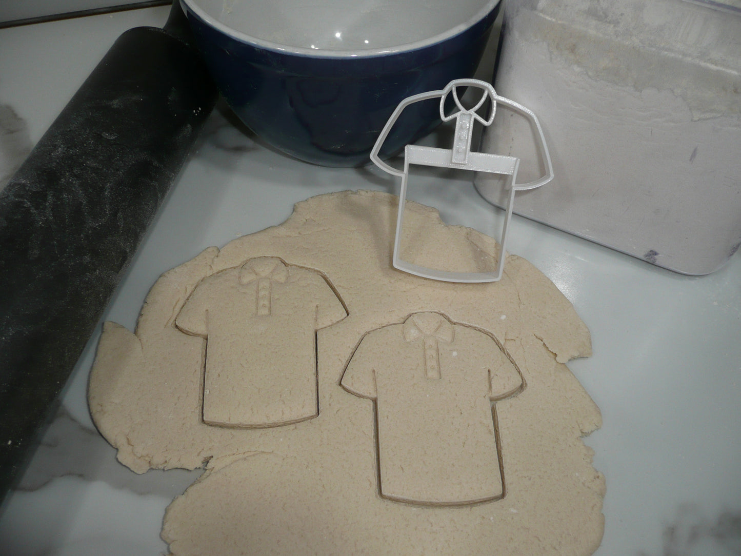 Polo Shirt Collared Top Cookie Cutter Made In USA PR5435