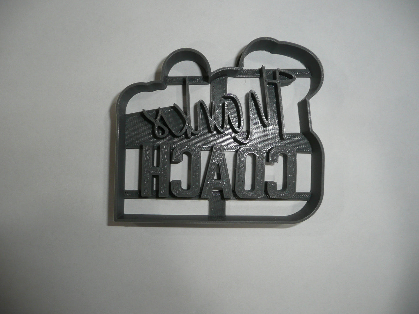 Thanks Coach Sports Athletics Theme Cookie Cutter Made In USA PR5437